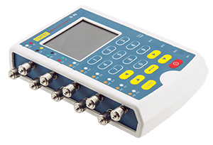 Simulador com precisão 12 variações de ECG, respiração, temperatura e IBP